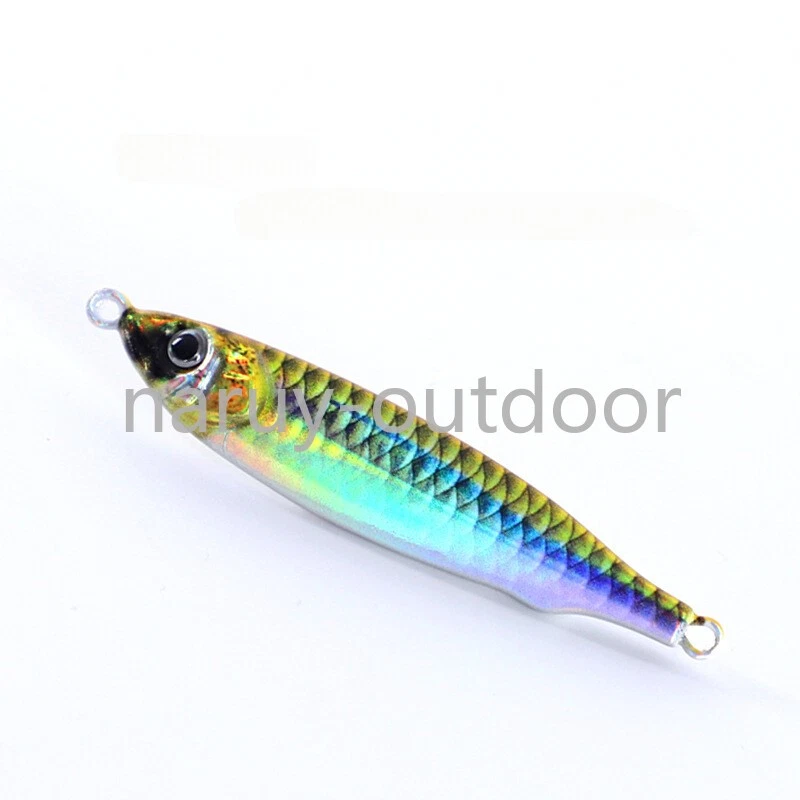 6 Stück Micro Butterfly Slow Fall Metall Jig Angelköder Schnapper Barsch... - Bild 3 von 4
