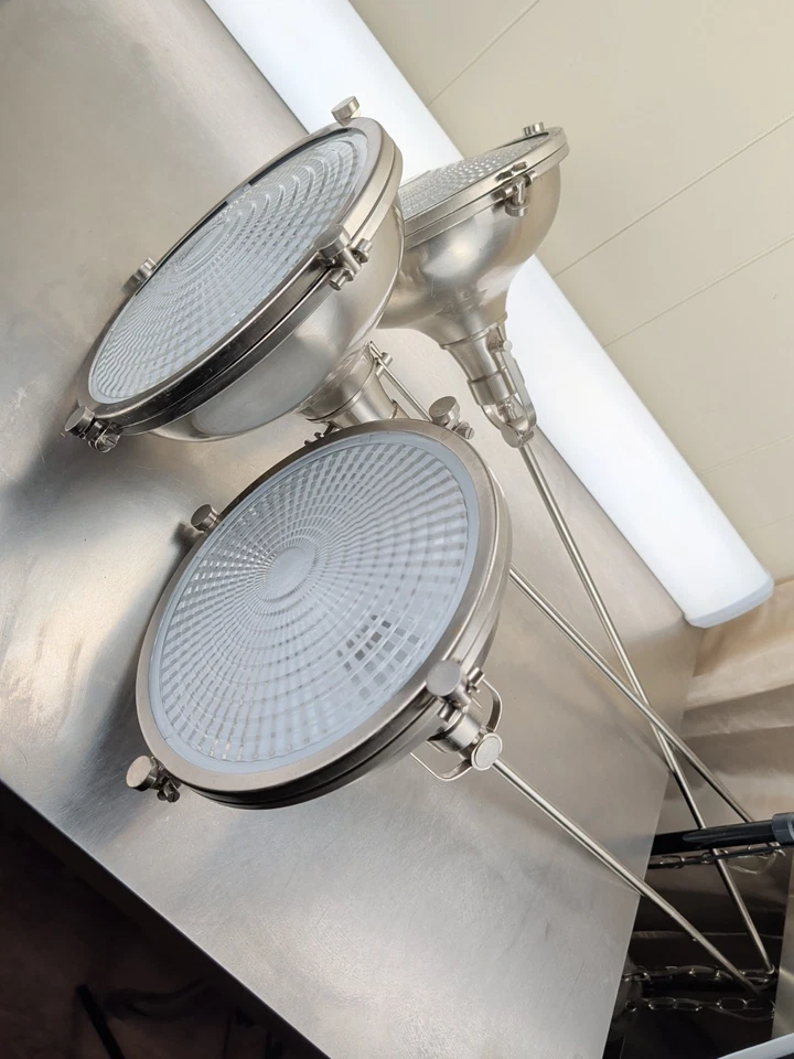 Потолочный светильник Fresnel морской свет стекло прибрежный кулон нержавеющая сталь набор из 3 - Изображение 2 из 4