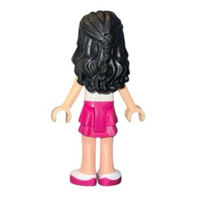 LEGO Friends frnd228 EMMA White Top with Magenta Apron From # 41311 Pizza Shop