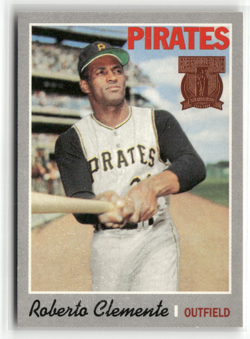 1998 Topps #16 Roberto Clemente Commemorative Reprints ☘️295