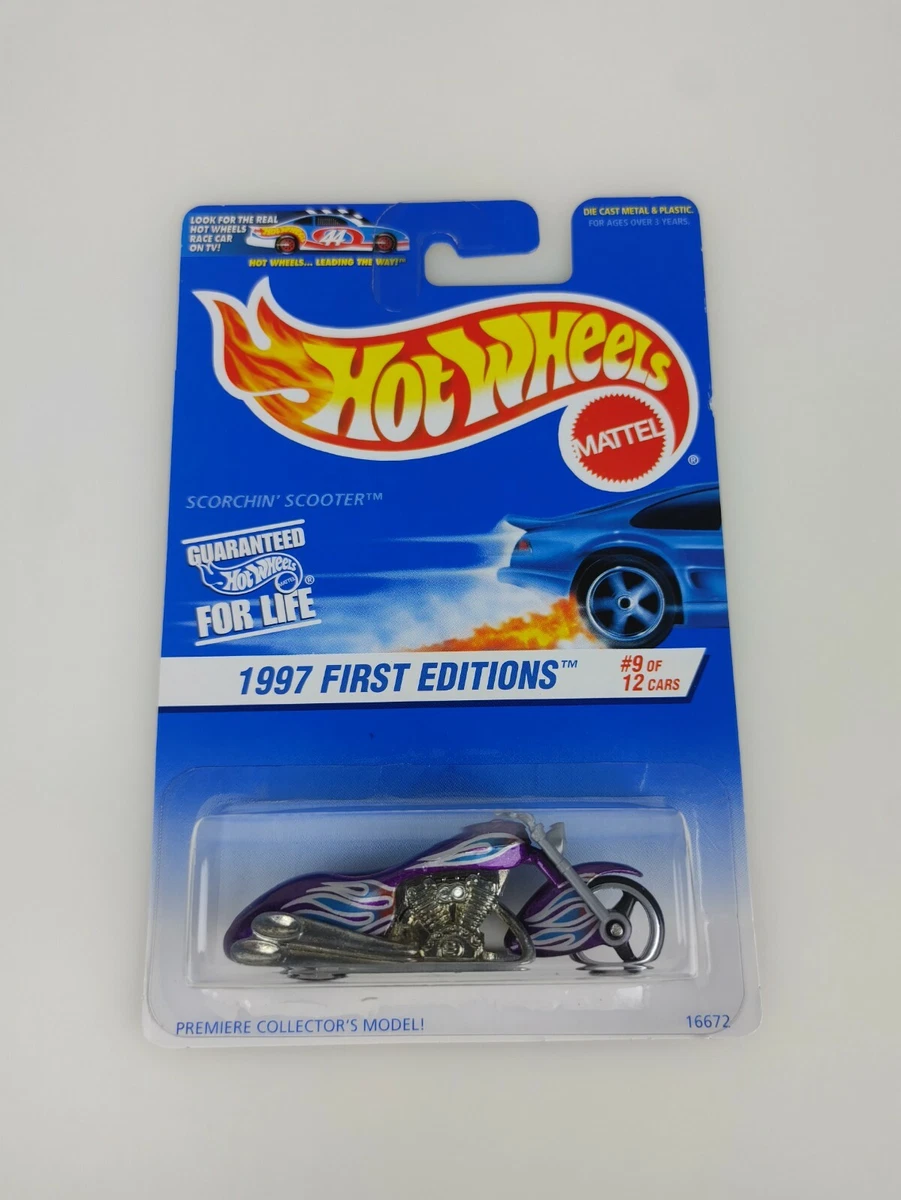 Hot wheels 1997 hotsell first editions scorchin scooter