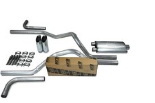 Ford F-150 Truck 04-14 2.5 Dual Exhaust Kit Borla Pro Xs Slash Tip Side