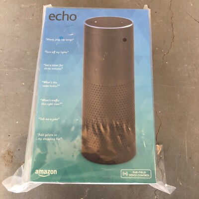 NEW Amazon Echo Alexa Personal Assistant Digital Audio Streamer Black