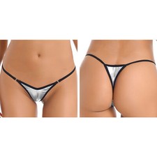Women's Micro Thong Elastic Waistband G-string Briefs Extreme Bikinis