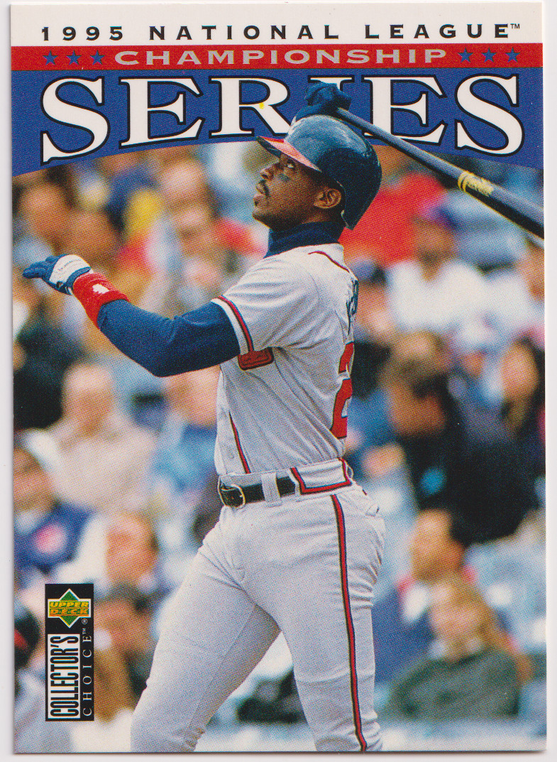 1995 Upper Deck Collectors Choice #377 Fred McGriff NLCS Atlanta Braves HOF