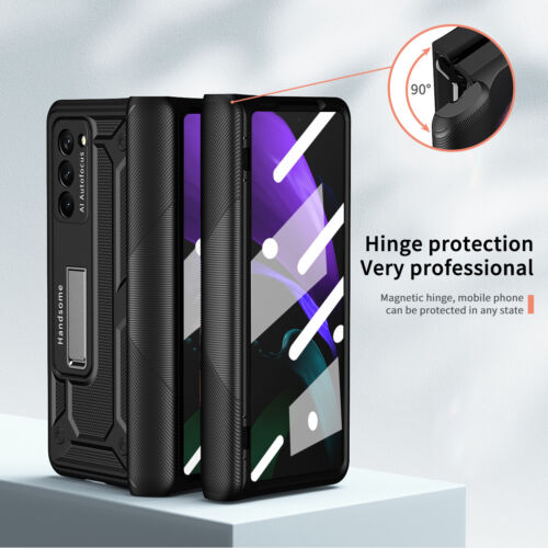 Funda Resistente para Samsung Galaxy Z Plegable 5 4 3 2 Soporte Invisible Bisagra Protección - Imagen 21 de 61