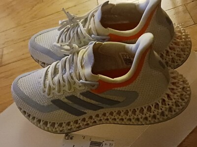 Adidas Women's US Size 6.5 White Blue Dawn S23 4DFWD 2W Running Sneakers HP7646 
