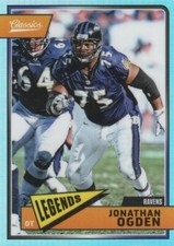 JONATHAN OGDEN 2018 CLASSICS PREMIUM EDITION RED BACK /175 BALTIMORE $1.99 ROOM