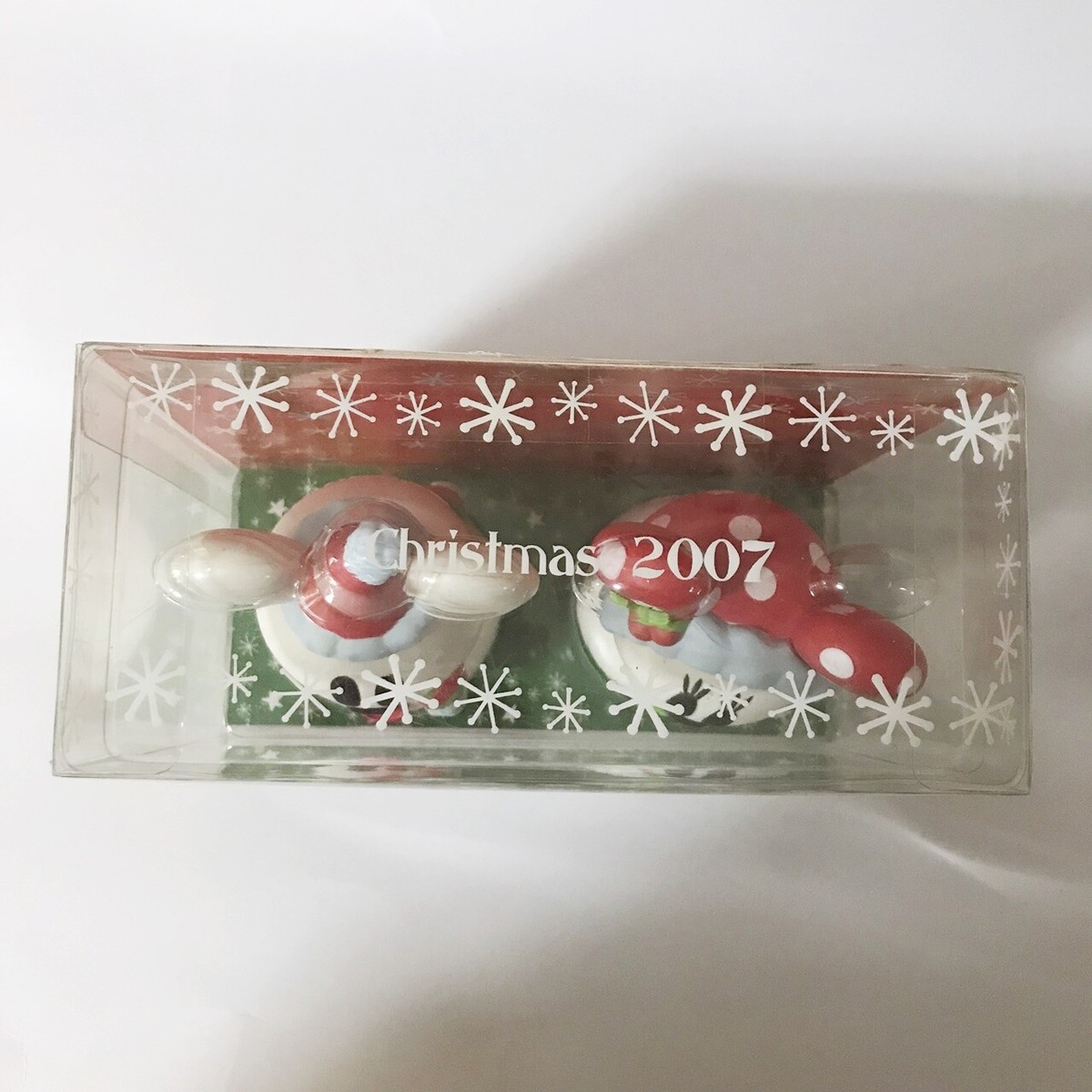 Tokyo Disney Resort Christmas 2007 Snowman Mickey & Minnie Candy