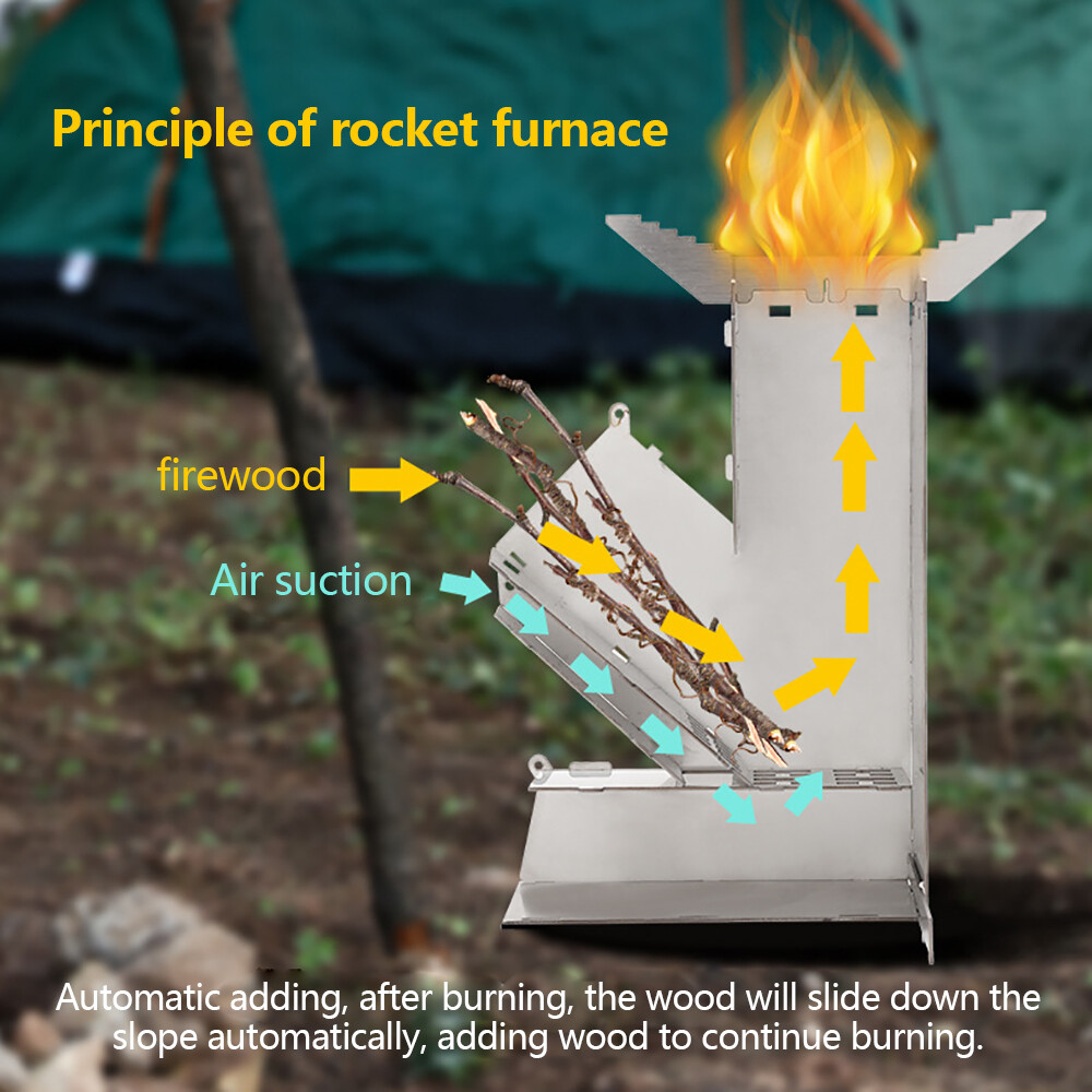 アウトレット☆送料無料 CHAXTインポートIronclad Supply Rocket Stove #x2013; Portable Outdoor  Wood Burning For Camp discoverydom.ru