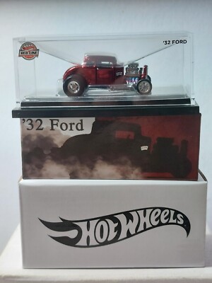 Hot Wheels RLC ‘32 Ford – Édition Limitée Numérotée 1/64 – Voiture Rouge – Neuf