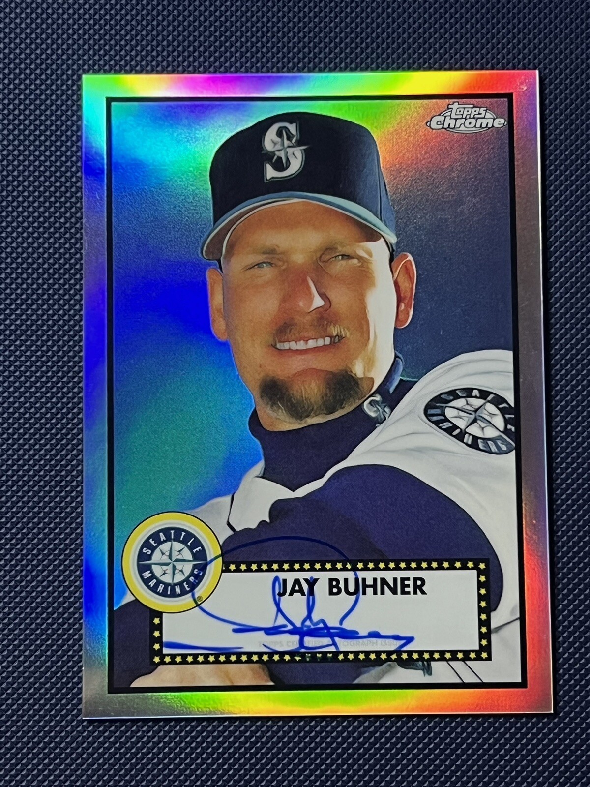 2021 Topps Chrome Platinum Anniversary Jay Buhner Refractor Auto /199 #PA-JB