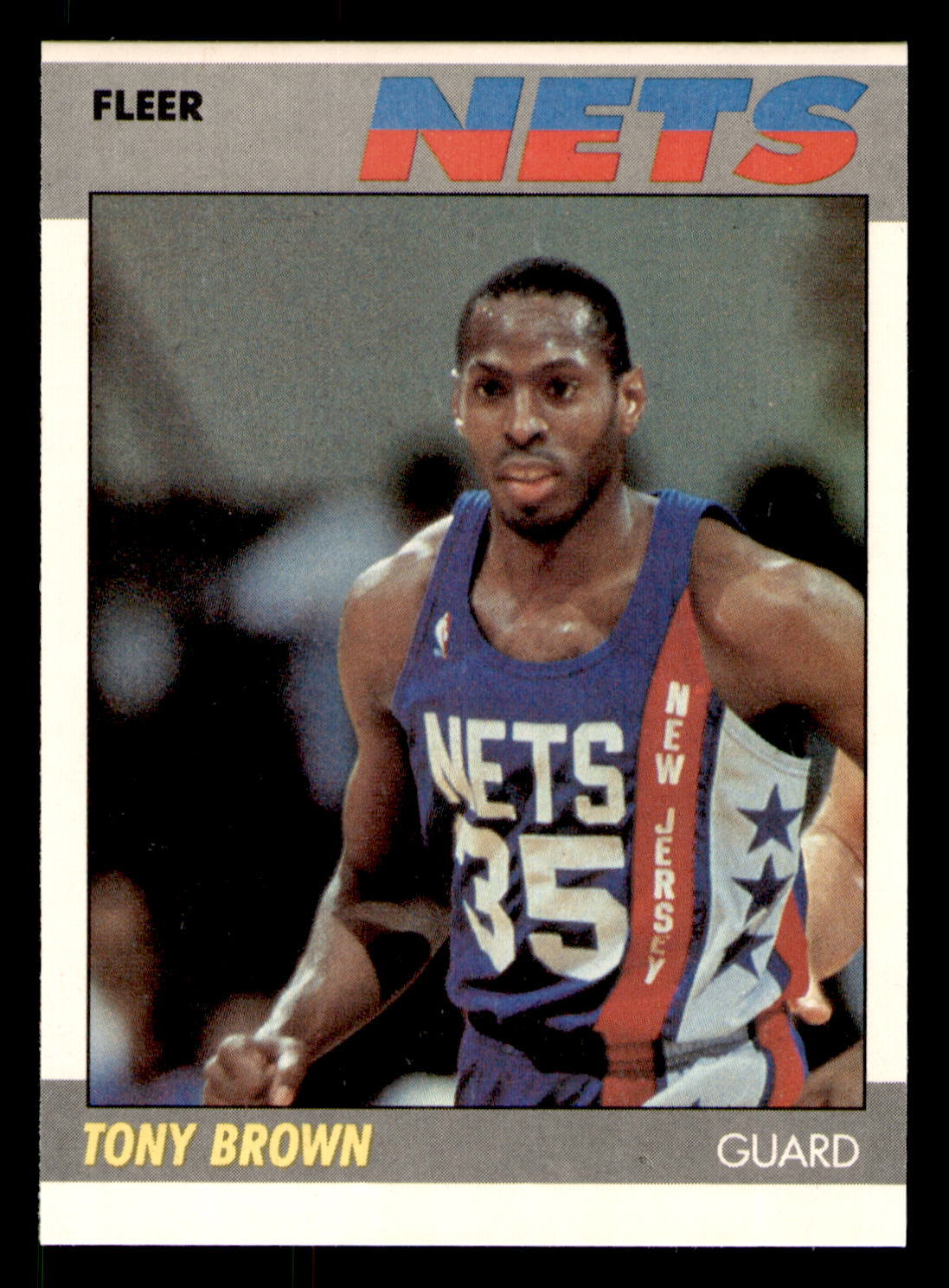 1987-88 Fleer #14 Tony Brown