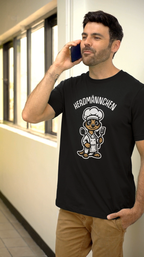 HERDMÄNNCHEN Erdmännchen Essen Kochen Cartoon Spaß Spruch Lustig Comedy T-Shirt - Video 1 von 1