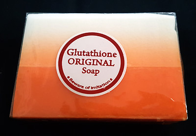 GLUTATHIONE ORIGINAL- 2 TONE WHITENING SOAP-  KOJIC PAPAYA ACID & GLUTATHIONE