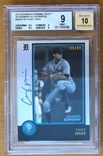 2018 Bowman Draft Chrome CASEY MIZE Auto /99 BGS 9 10 1998 20th Anniversary