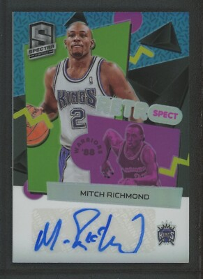 #ad 2022 23 MITCH RICHMOND 37 99 AUTO PANINI SPECTRA RETR SPECT AUTOGRAPHS $15.99