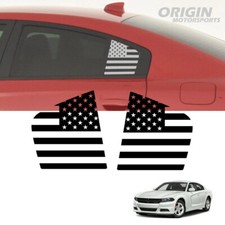 Quarter Window American Flag Vinyl Decal Stickers Fits Dodge Charger 2011-2021