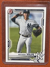 Anthony Volpe Paper Prospect Rookie 2021 Bowman Card #BP-85 New York Yankees