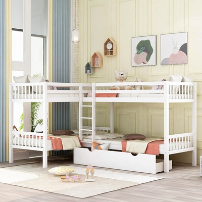 l shaped bunk beds ebay