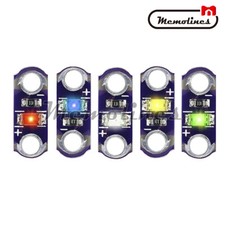 25PCS Yellow/Green/White/Blue/Red LED 3V-5V LilyPad SMD DIY Kit Module Light