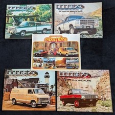 NOS 1979 DODGE TRUCK Sales Brochure Set Power Wagon 4x4 Adult Toys Ram Warlock