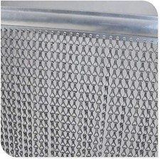 90cmx204cm Premium Aluminium Fly Door Chain Curtain for doorways Fly (90*200)