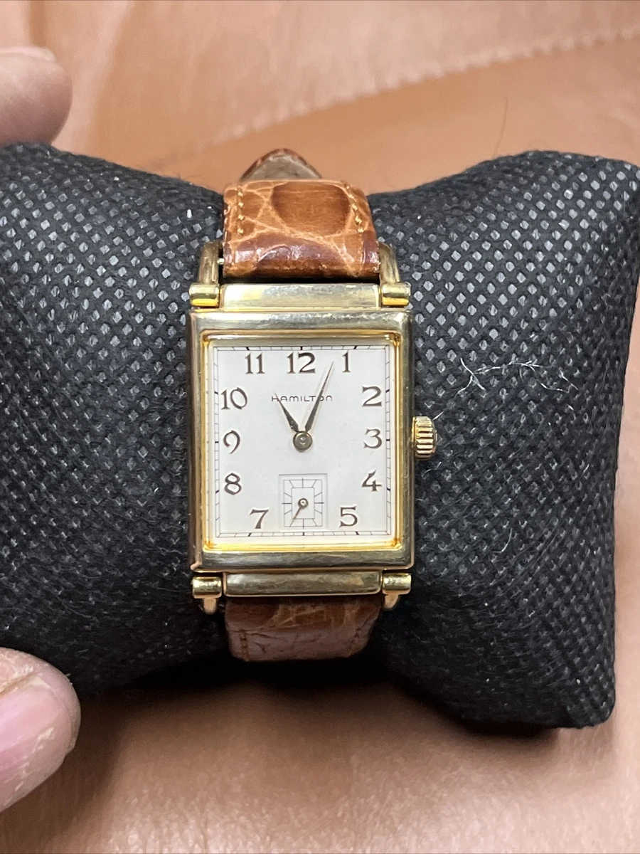 Vintage HAMILTON Wiltshire Registered Edition Gold Plate Quartz