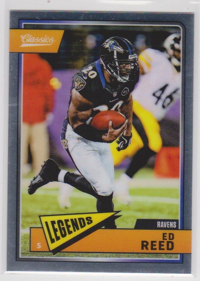 ED REED 2018 CLASSICS PREMIUM EDITION RAVENS MIAMI HURRICANES S2 | eBay