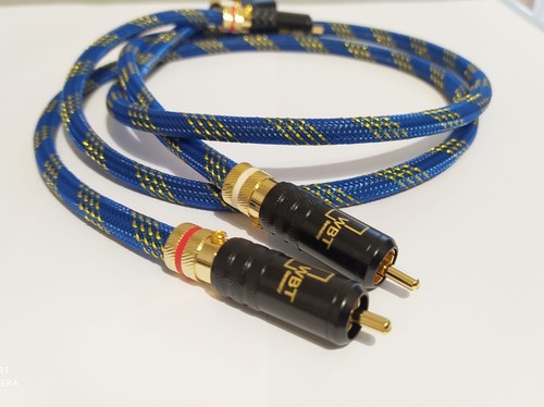 CAVI DI SEGNALE AUDIO ARTIGINALI VAN DAMME PRO GRADE RCA PLACCATI A SERRAGGIO - Zdjęcie 18 z 19