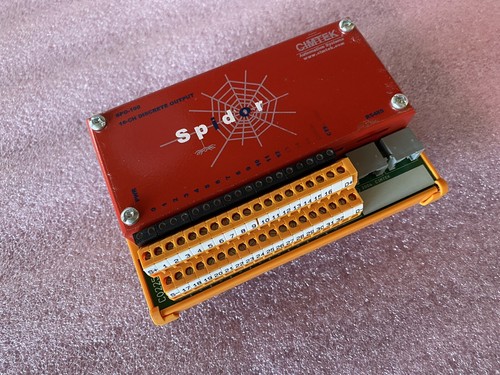 CIMTEK / WEIDMULLER SPO-100 SPIDOR 16-CH DISCRETE OUTPUT MODULE C0225-003B - Picture 2 of 6
