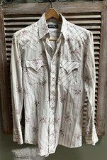 Sheplers Western Snap Shirt MEDIUM VINTAGE
