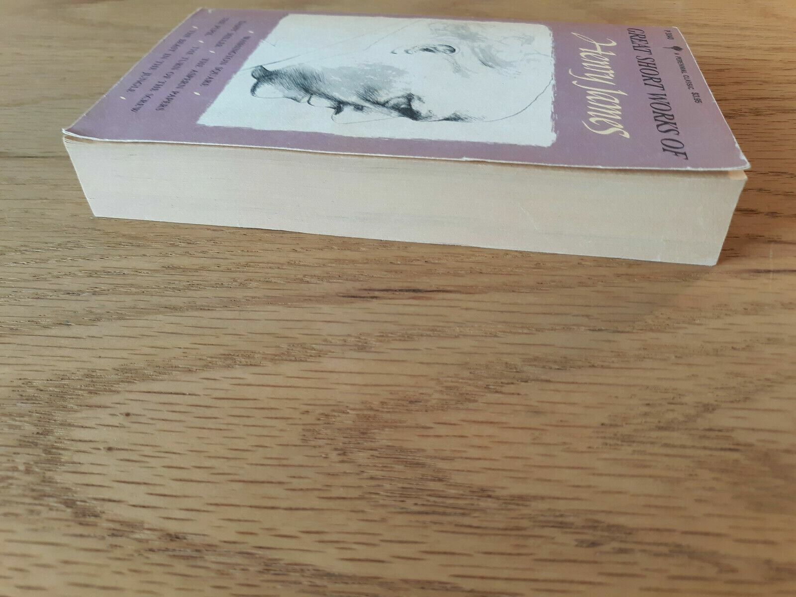 FILA Vintage 1966 Great Short Work Of Henry James Paperback Harper & Row