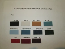 Headliner for 1955-1957 Chevrolet Bel Air 150, 210 2 & 4 door Sedan Tier pattern