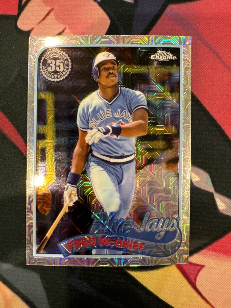 2024 Topps Series 2 Chrome Silver Pack Fred McGriff #2T89C-31 Blue
