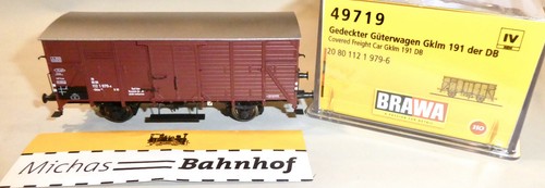 BRAWA 49719 Gedeckter Güterwagen Gklm 191 DB Ep4 NEU H0 1:87 OVP HF5 µ | Zustand: Neu