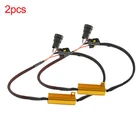 H11 LED Headlight Canbus Error Free Anti Flicker Resistor Canceller