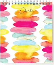 Designer Greetings Designer Papers, Top Bound Spiral Sketchbook, Watercolor