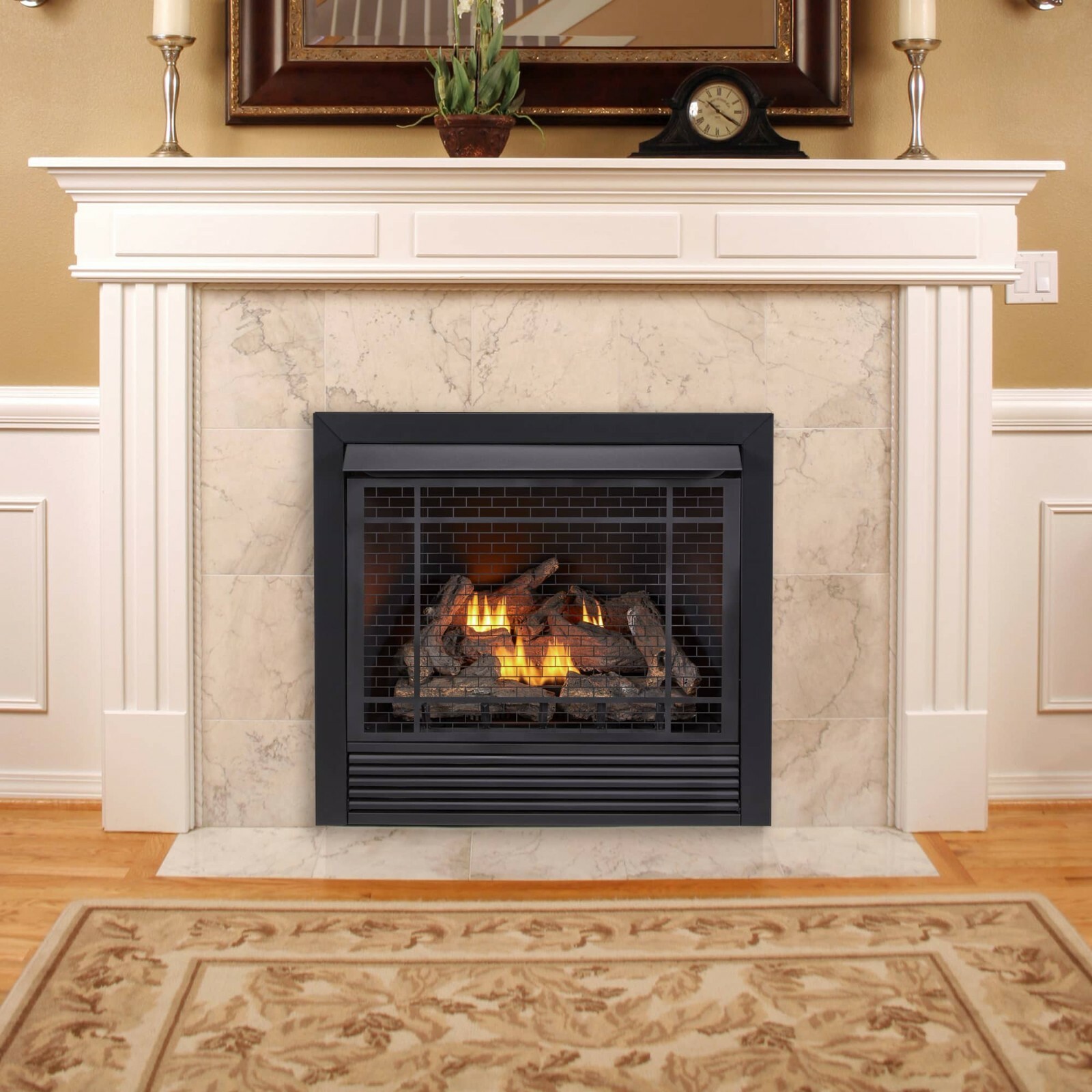 Duluth Dual Fuel Ventless Gas Fireplace Insert, 32K BTU, Remote, FDI32R 815192020466 eBay
