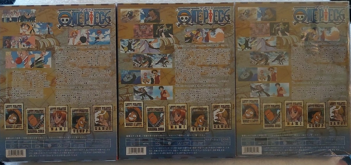 One Piece Part 1, 2, 3, 4, From TV Animation DVD set In Japanese w