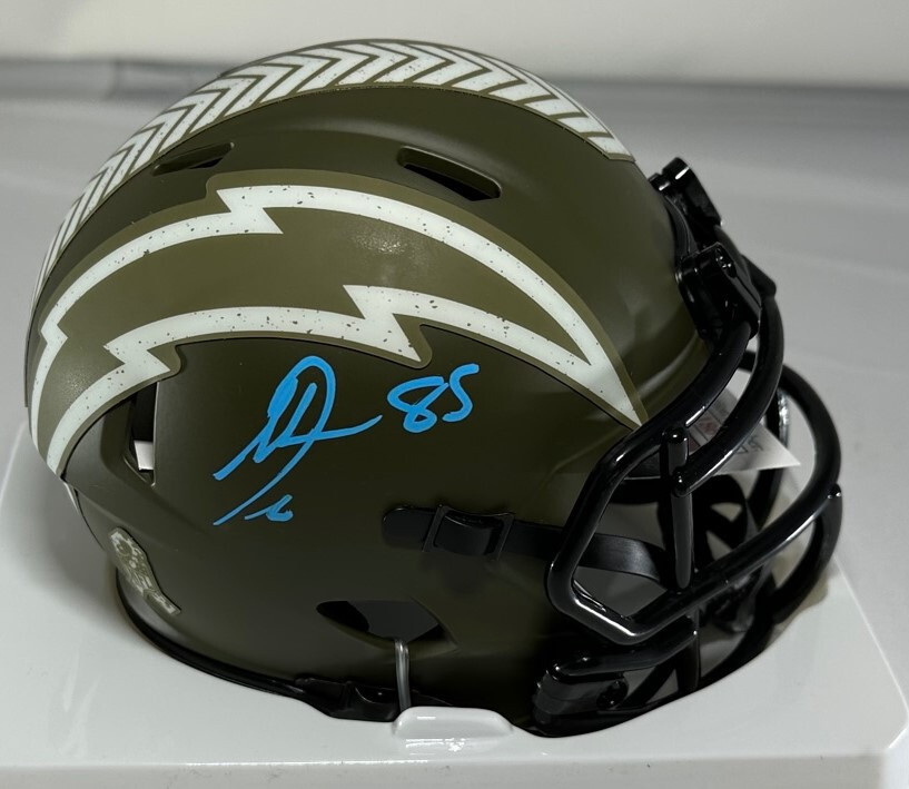 Antonio Gates Autographed Signed San Diego Chargers Chargers Riddell SALUTE Speed Mini Helmet AUTO - JSA 