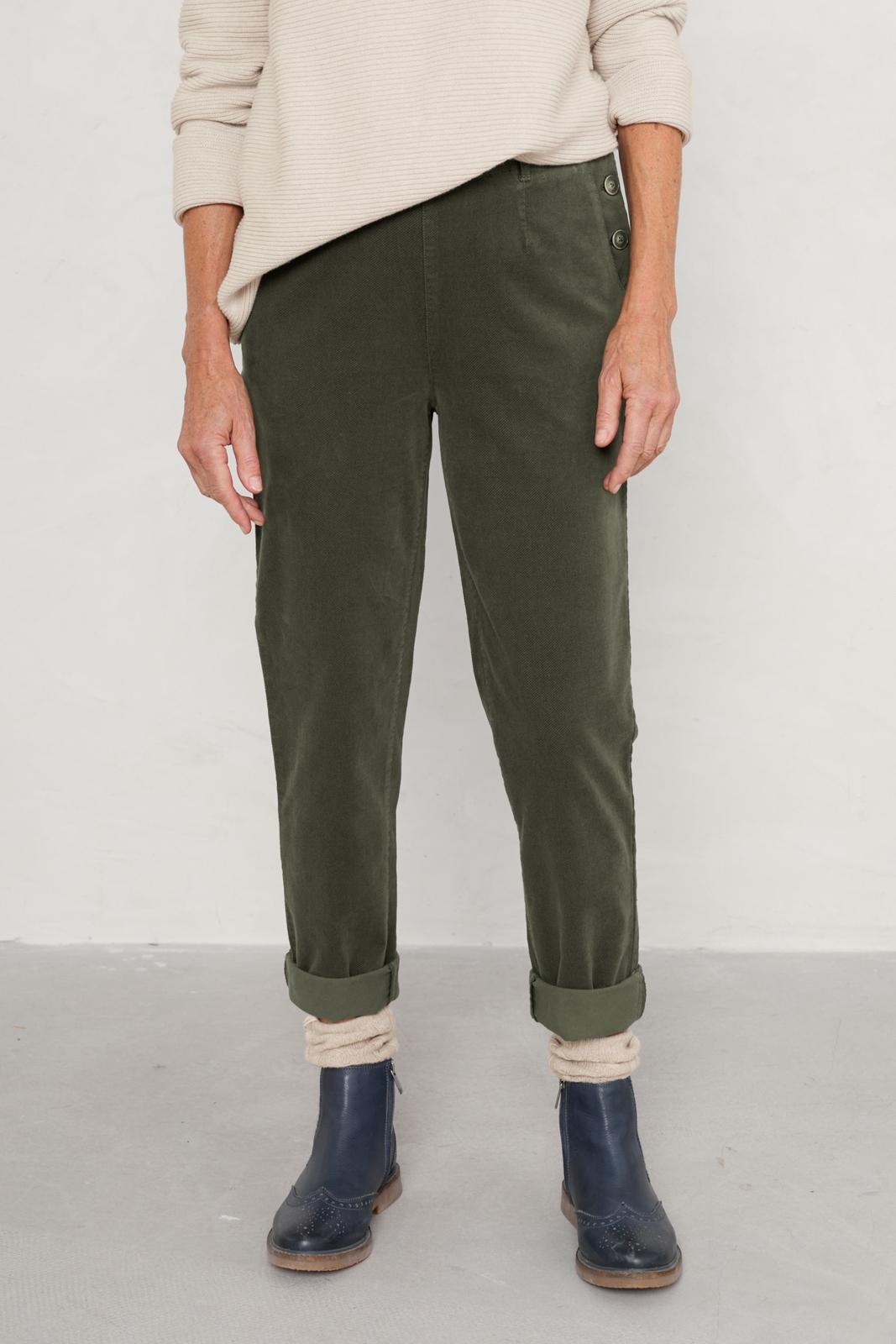 Seasalt Women's Trousers brown Crackington Trousers Regular Nori