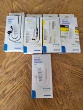 Lot of 10 Samsung HS130 Stereo In Ear Headphones with MIC 3.5 mm