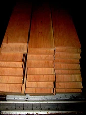 TEN (10) PIECES THIN, KILN DRIED, SANDED CHERRY 16" X 2" X 1/4" LUMBER WOOD