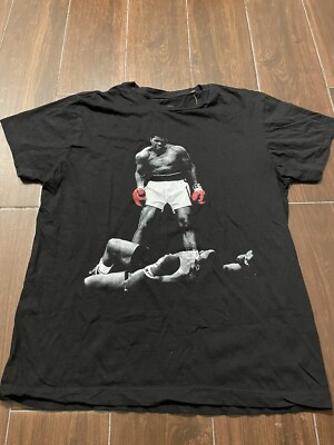 Muhammad Ali Sonny Liston T-Shirt - Medium - Black - Ali Brand