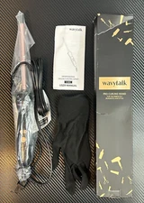 Wavytalk 3/8 Inch Small Curling Iron Wand for Short & Long Hair Rose Gold