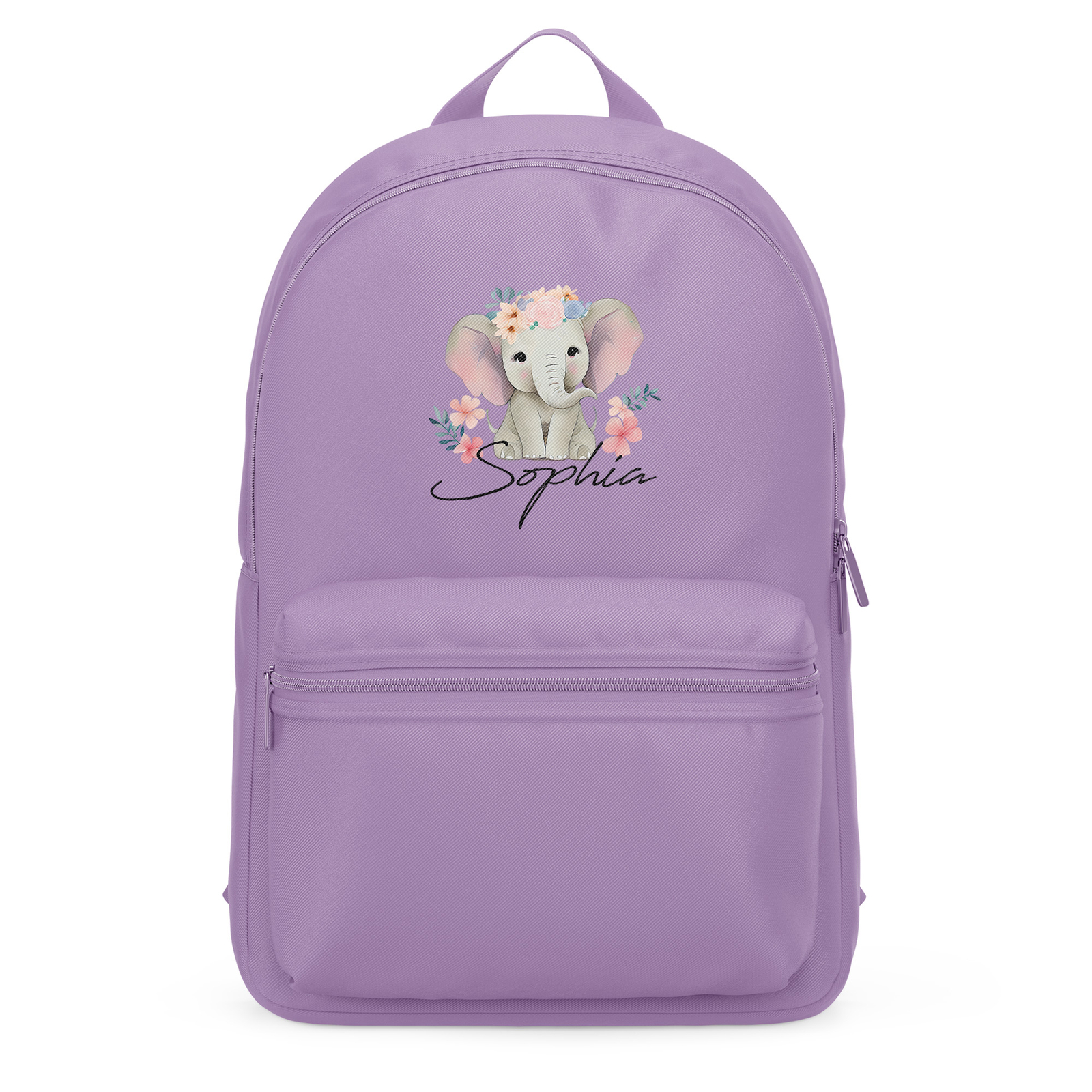 Mini Mochila Personalizada Bebé Elefante Para Niñas Regreso a la Escuela Niños Bolso