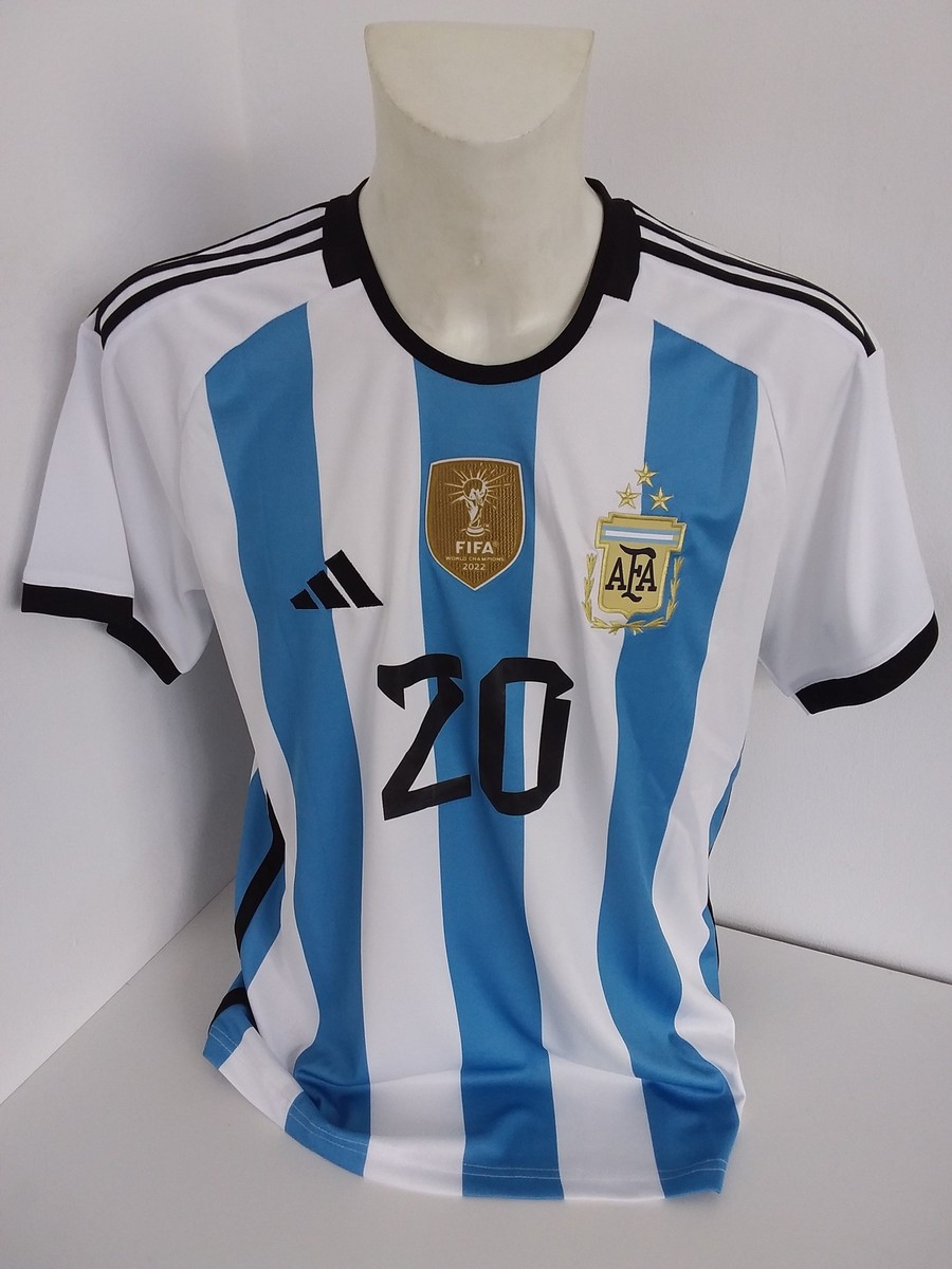 Argentina Jersey Alexis Mac Allister Signed World Champion