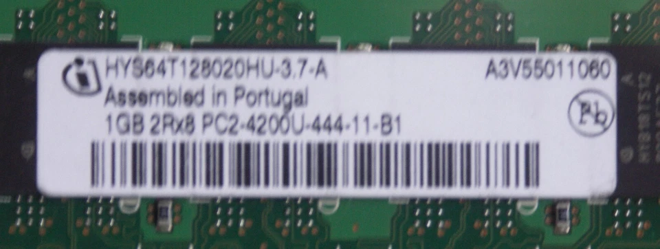 4 sticks PC-4200u 1GB DIMM SDRAM used working pulls (3 Hynix-1 Micron) - Image 4 of 4