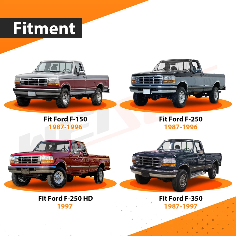 Wiring Harness 4-Way Flat Trailer Connector for 1987-1996 Ford F-150 F-250 F-350 - Image 3 of 4